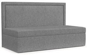 Sivá čalúnená jednolôžková posteľ 100x200 cm Scala – Maison de Rêve