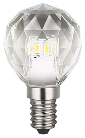 Dekoračná LED žiarovka E14 neutrálna 4000k 3w 330 lm crystal