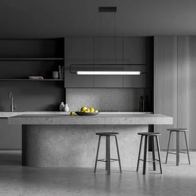 Závesný LED luster FELICJA na lankách LED/30W/230V 4000K čierny