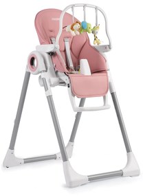 Multifunkčná detská jedálenská stolička | ružová