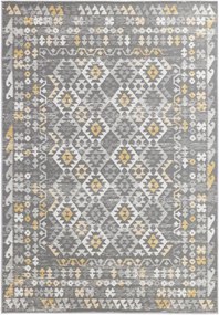Obojstranný koberec Echo Aztec Grey