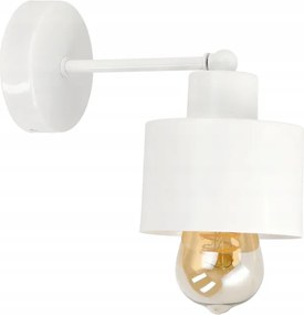 BERGE LED nástenné svietidlo 1xE27 KÚBIK WHITE