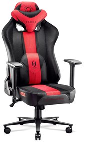 Látkové herné kreslo Diablo X-Player 2.0 King Size: karmínovo-antracitové Diablochairs