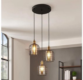 Eglo 43499 - Luster na lanku CHISLE 3xE27/40W/230V