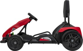 Ramiz Motokára na batérie Fast 3 Drift pre deti Červená + funkcia Drift + motory 2x150W + rádio LED + pásy