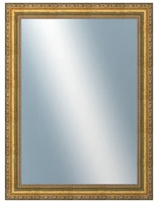 DANTIK - Zrkadlo v rámu, rozmer s rámom 60x80 cm z lišty KLASIK zlatá (2824)