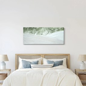 Obraz - Abstrakcia štetcami (120x50 cm)