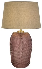 Searchlight EU44652PI - Stolová lampa AMETHYST 1xE27/60W/230V