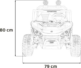 Ramiz SPEEDY 4x4 buggy Čierna