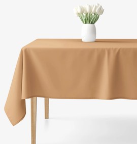 Goldea hranatý obrus 100% bavlnené plátno - jesenný hnedý 140 x 220 cm