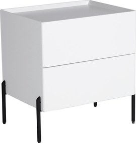 XXXLutz NOČNÝ STOLÍK, biela, 50/55/40 cm Livetastic - Online Only spálne - 000575045706