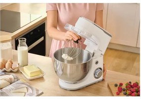 Sencor - Kuchynský robot s nerezovou misou 1300W/230V biela