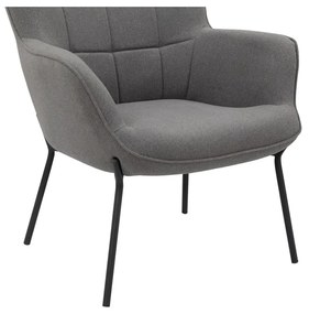 Sivé kreslo Boris – Støraa