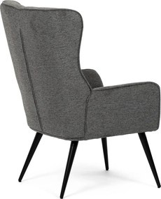Relaxačné kreslo 315 GREY2, tmavosivá