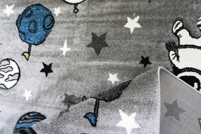 Berfin Dywany, Detský koberec Smart Kids 22924 Grey, 160x230, šedá, detská izba