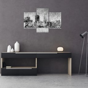 Obraz - Coffee art city (90x60 cm)