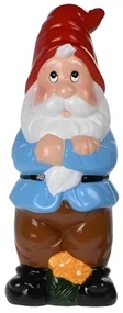 Záhradný trpaslík so červenou čiapkou 30 cm