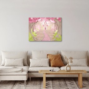 Obraz - Cesta do ružového kráľovstva (70x50 cm)