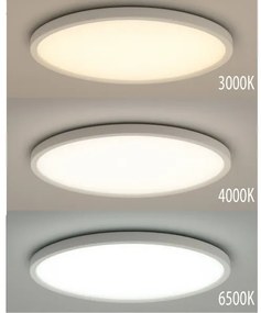 LED stropné svietidlo LED/32W/230V 3000/4000/6500K pr. 40 cm biele