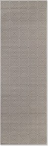 ELLE Decoration, Behúň Perles 106185 White Grey z kolekcie Elle, 80x240, šedá, obývacia izba