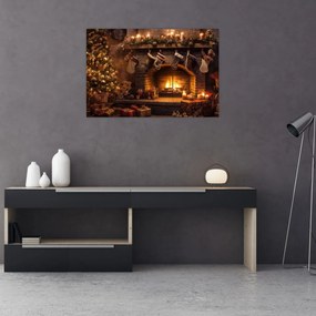 Obraz - Vianočná atmosféra (90x60 cm)