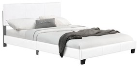 Čalúnená posteľ Bolonia 160x200 cm - biela