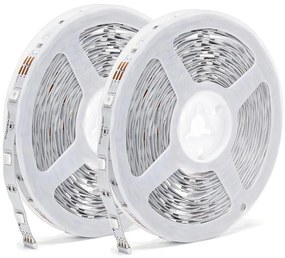 Aigostar - LED RGBW Stmievateľný pásik LED/48W/12V 2x7,5 m Wi-Fi