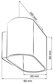 Nástenné svietidlo ELISSA 1xG9/10W/230V čierna