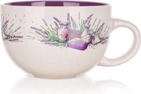 Keramický jumbo hrnček LAVENDER 660 ml