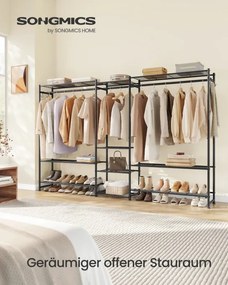 Otvorená šatníková skriňa LGR011BZ01