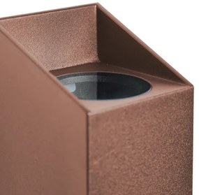 Nordlux - Vonkajšie nástenné svietidlo NICO 2xGU10/35W/230V IP54 hnedá