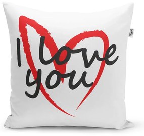Sablio Vankúš I Love you srdce: 40x40 cm