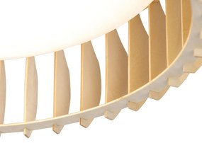 Škandinávske stropné svietidlo béžové 60 cm vrátane LED - Monte