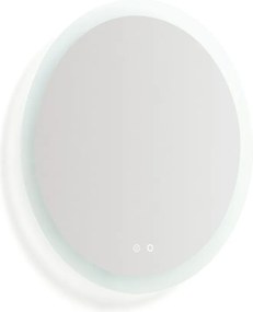 Nástenné zrkadlo s osvetlením ø 60 cm Mervi – Kave Home