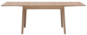 Rozkladací jedálenský stôl v dubovom dekore Hammel Single, 120 x 80 cm
