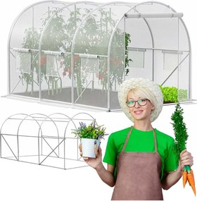 GT0010 Záhradný skleník / fóliovník 3 × 2 × 2 m Springos UV-4, 140 g/m²