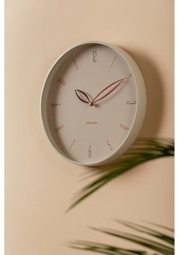 Karlsson 6012WG dizajnové nástenné hodiny béžová, pr. 40 cm