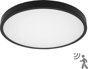 Brilagi - LED kúpeľňové stropné svietidlo so senzorom ZENNA LED/24W/230V Ø 35 cm IP44 čierne
