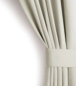 Zatemňovací záves blackout RESTILO krémový 140 x 245 cm sada 2 ks