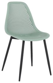 Kondela Jedálenská stolička, zelená/čierna, TEGRA TYP 2