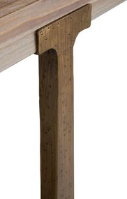 Jedálenský stôl Ankara 180 cm hnedý/zlatý