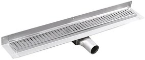Gelco Gelco, MANUS ONDA nerezový sprchový kanálik s roštom, k stene, 650x112x55 mm, GMO22