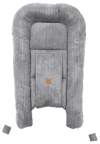 Sivé hniezdočko pre bábätko 55x83 cm – Meowbaby