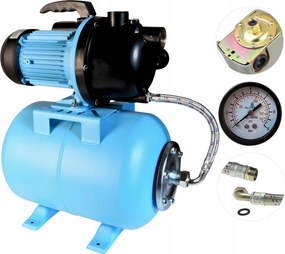 24 L Hydrofor Na Vodu Do Záhrady, Hydroforová Pumpa 550 W 50 L/min S Nádržou