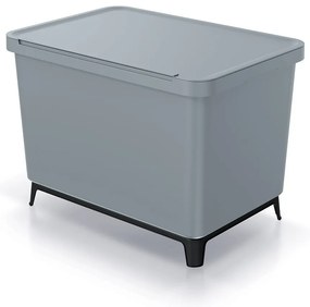 Odpadkový kôš, 2 x 23 l, sivá