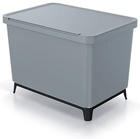 Odpadkový kôš, 2 x 23 l, sivá