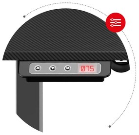 Elektricky nastaviteľný PC stolík Hyperion 8.5 (čierna). Akcia -20%. Vlastná spoľahlivá doprava až k Vám domov. 1087528