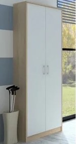 Šatníková skriňa Vincent, dub sonoma/biela%