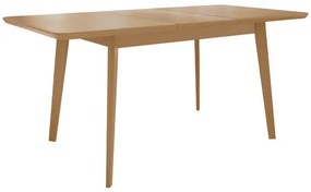 Rozkladací stôl Daria 140x80 (natural). Vlastná spoľahlivá doprava až k Vám domov. 1060392