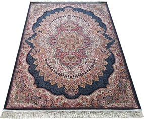 DY Prémiový koberec s exkluzívnym vzorom Pers 04 - modrá Rozmer: 400x500 cm